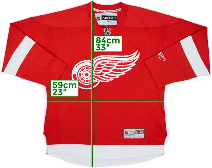 2007-11 Detroit Red Wings Reebok Away Jersey - 5/10 - (L)
