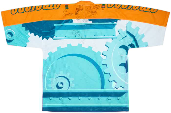 1996-97 Sheffield Steelers 'Signed' IceBrand Home Jersey - 5/10 - (M)