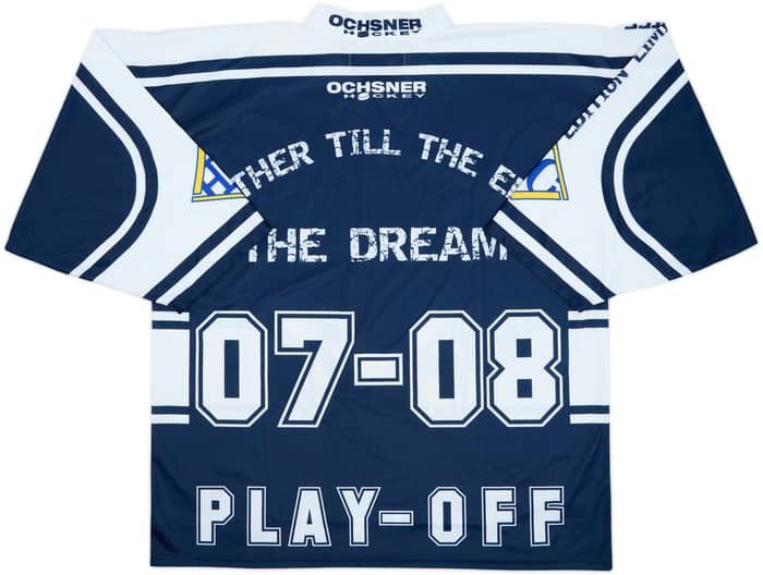2007-08 HC La Chaux-de-Fonds Play-Off Ochsner Hockey Jersey - 9/10 - (XL)