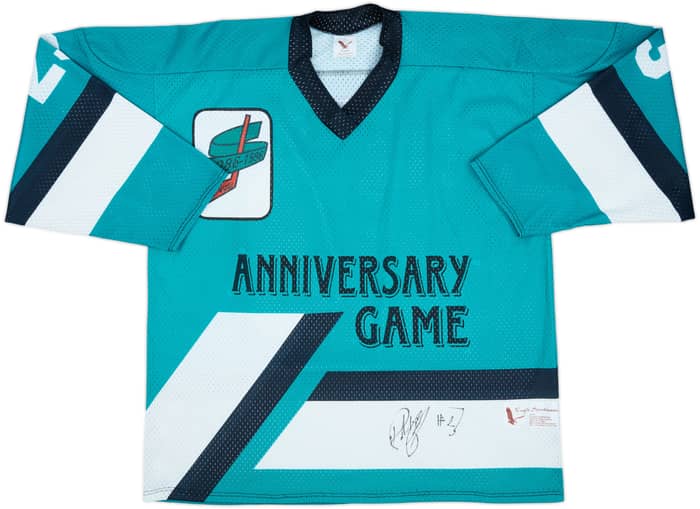 1996 Slough Jets Morris #23 Anniversary Game 'Signed' Eagle Sportswear Jersey - 8/10 - (XL)