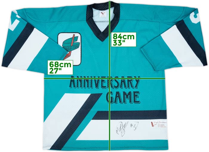 1996 Slough Jets Morris #23 Anniversary Game 'Signed' Eagle Sportswear Jersey - 8/10 - (XL)