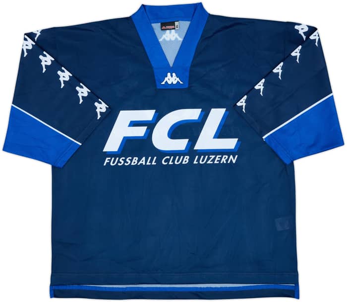 2000-02 FC Luzern Kappa Training Hockey Jersey - 9/10 - (XL)