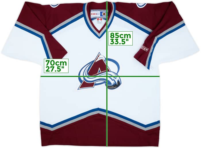 2001-07 Colorado Avalanche CCM Home Jersey - 8/10 - (XL)
