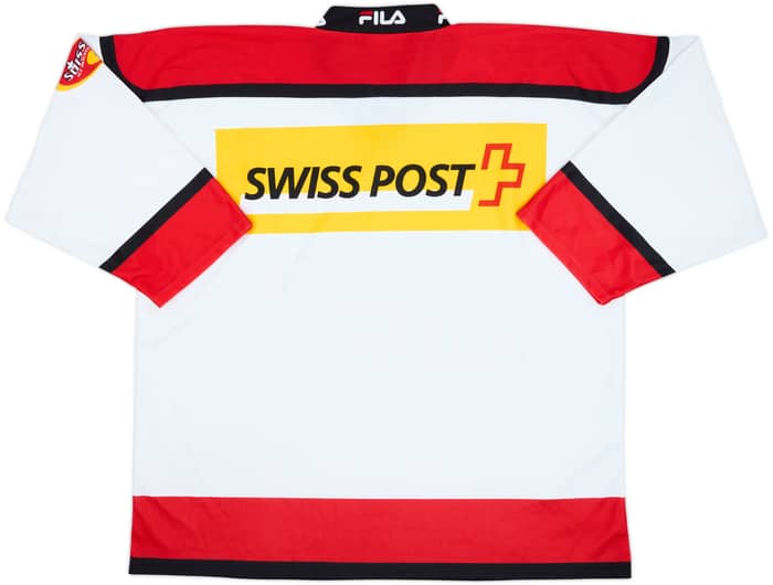 2000-01 Switzerland National Hockey Team Ocshner Away Jersey - 8/10 - (XL)