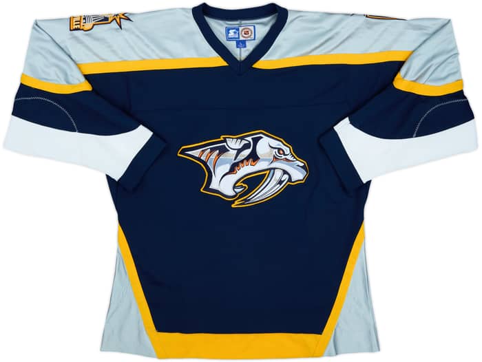 1998-99 Nashville Predators Starter Away Jersey - 8/10 - (L)