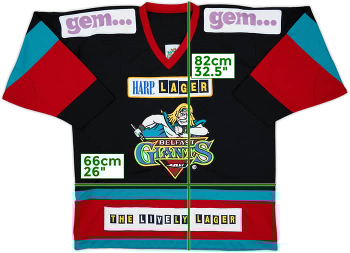 2000-01 Belfast Giants Away Jersey - 8/10 - (XXL)