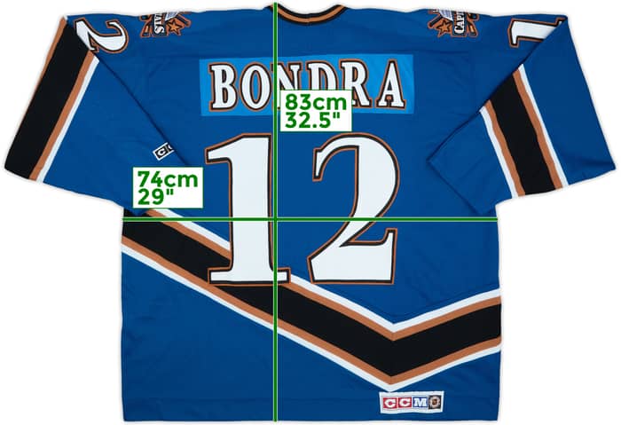 1998-00 Washington Capitals Bondra #12 CCM Away Jersey - 9/10 - (XXL)