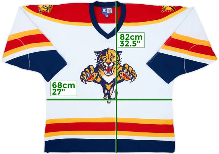 1993-98 Florida Panthers Starter Home Jersey - 8/10 - (XXL)