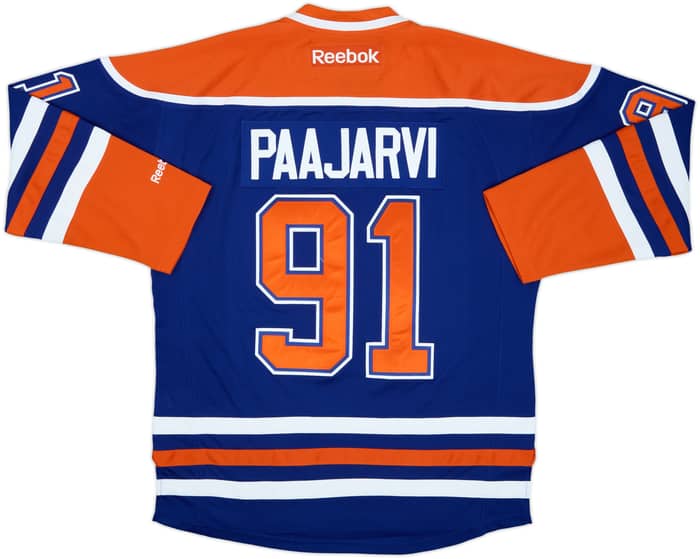 2011-12 Edmonton Oilers Paajarvi #91 Reebok Home Jersey - 8/10 - (M)