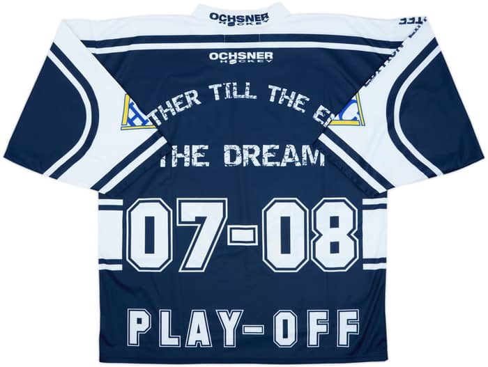 2007-08 HC La Chaux-de-Fonds Play-Off Ochsner Hockey Jersey - 7/10 - (XL)