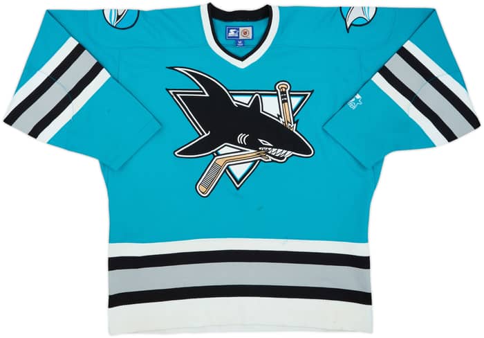1993-98 San Jose Sharks Starter Away Jersey - 6/10 - (M)