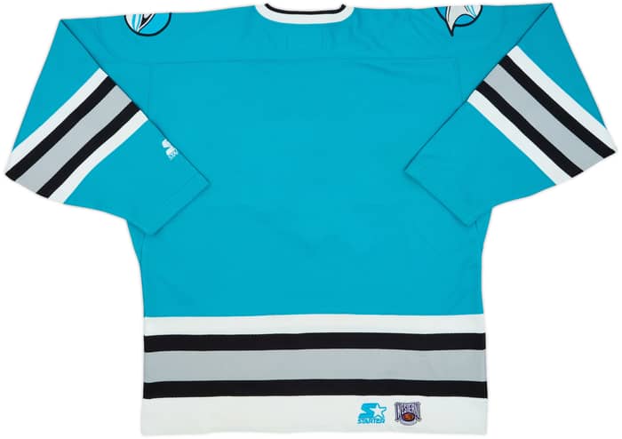 1993-98 San Jose Sharks Starter Away Jersey - 6/10 - (M)
