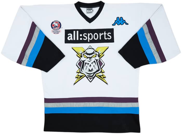 2000-01 Manchester Storm Kappa Home Jersey - 6/10 - (XL)