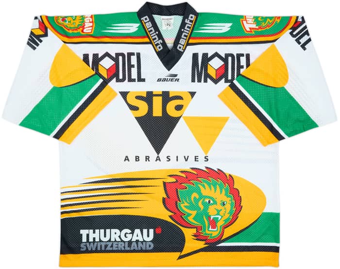 1997-98 HC Thurgau Ochsner Hockey Home Jersey - 9/10 - (XL)