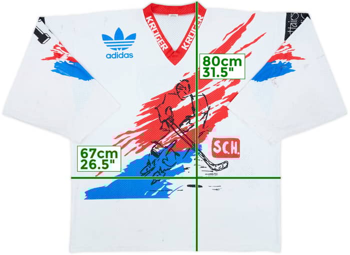 1990s adidas #17 Template Home Jersey - 3/10 - (XL)