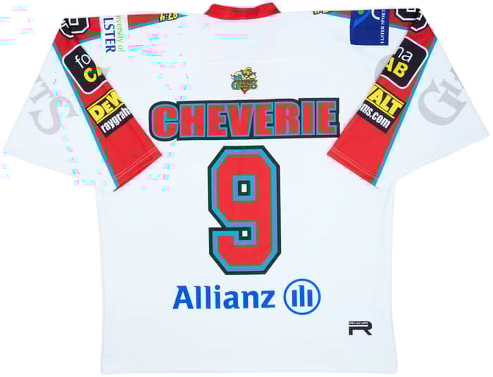 2008-09 Belfast Giants Cheverie #9 Rhino Home Jersey - 7/10 - (4XL)