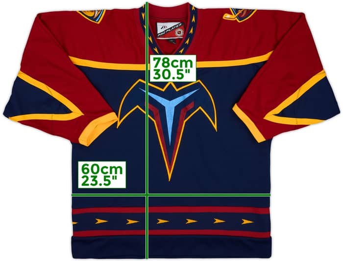 1999-00 Atlanta Thrashers Pro Player Away Jersey - 8/10 - (L)
