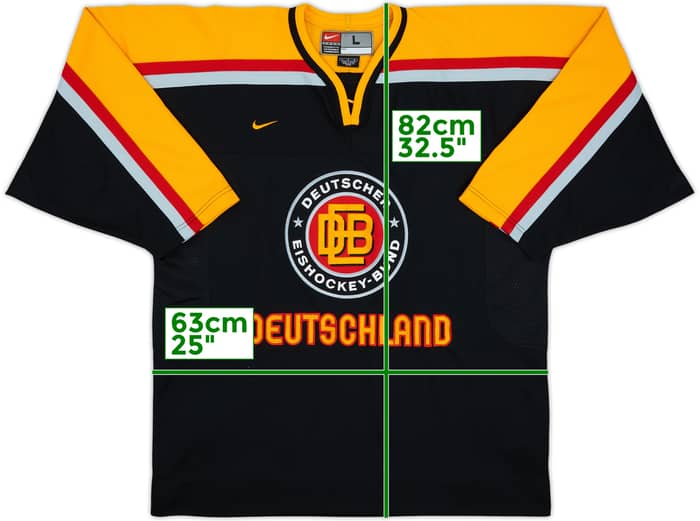 2001-03 Germany National Hockey Team Nike Home Jersey - 9/10 - (L)