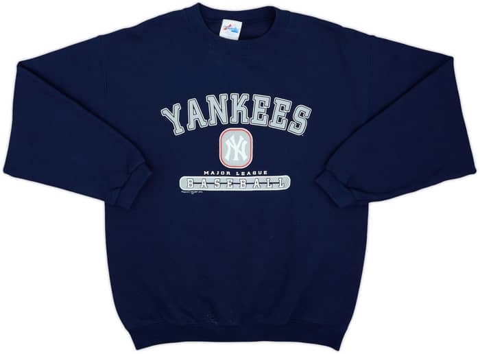2001 New York Yankees Majestic Sweat Top - 9/10 - (M)