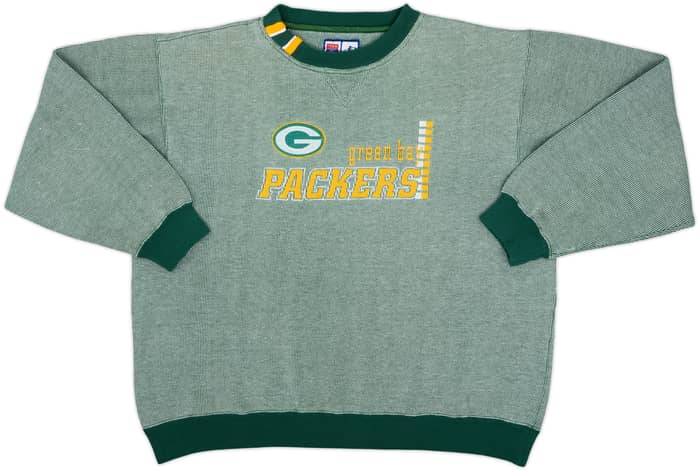 1996-99 Green Bay Packers Logo Athletic Sweat Top - 7/10 - (XXL)