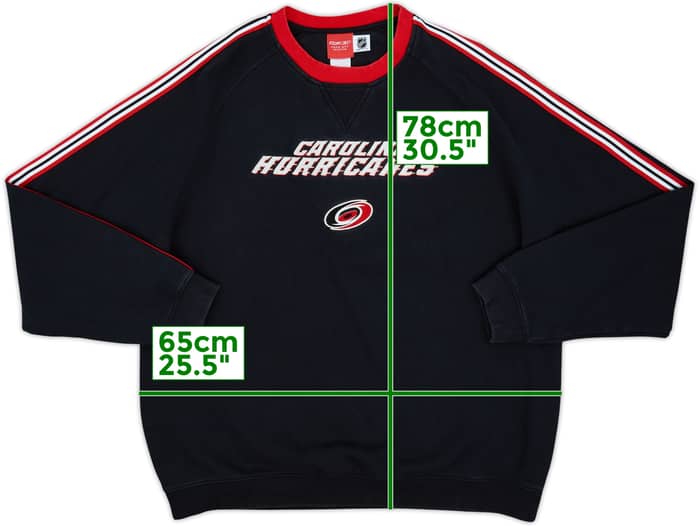 2007-08 Carolina Hurricanes Reebok Sweat Top - 8/10 - (XL)