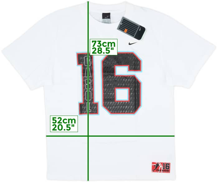 2004-05 Memphis Grizzlies Gasol #16 Nike Tee (M)