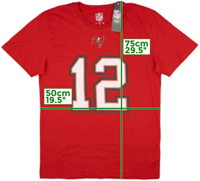 2020 Tampa Bay Buccaneers Brady #12 NFL Tee (L)