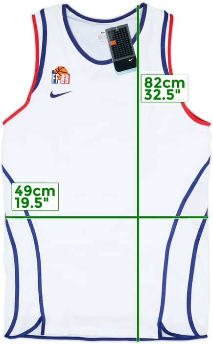 2002-04 France National Basketball Nike Away Jersey (M)