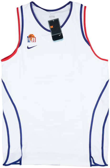 2002-04 France National Basketball Nike Away Jersey (L)