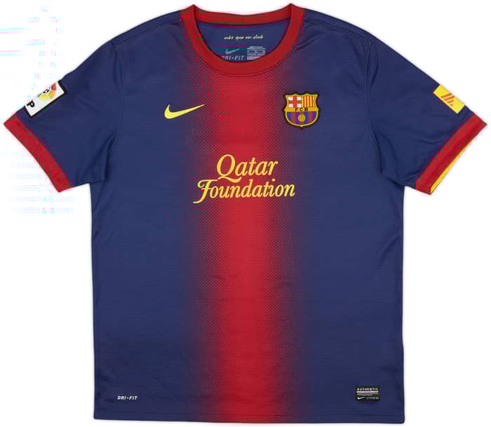 2012-13 Barcelona Home Shirt - 8/10 - (XL.Boys)