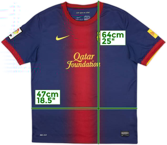 2012-13 Barcelona Home Shirt - 8/10 - (XL.Boys)
