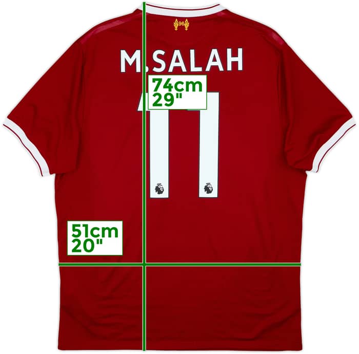 2017-18 Liverpool 125 Years Home Shirt M.Salah #11 - 7/10 - (L)