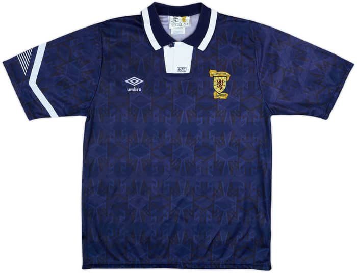 1991-94 Scotland Home Shirt #6 - 7/10 - (M)