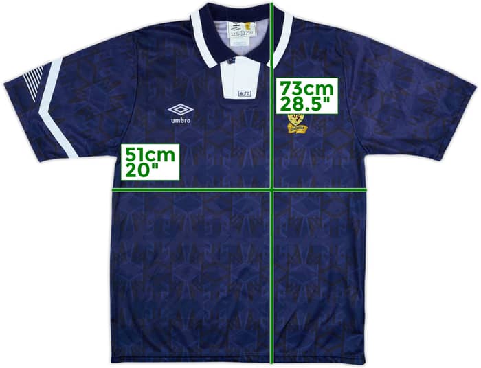 1991-94 Scotland Home Shirt #6 - 7/10 - (M)