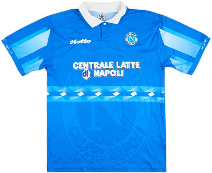 1996-97 Napoli Home Shirt Pecchia #11 - 8/10 - (L)
