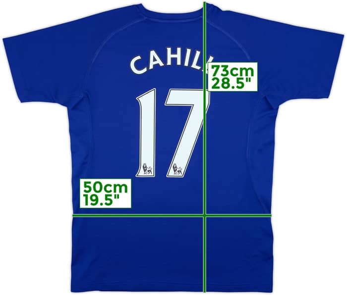 2010-11 Everton Home Shirt Cahill #17 - 10/10 - (M)