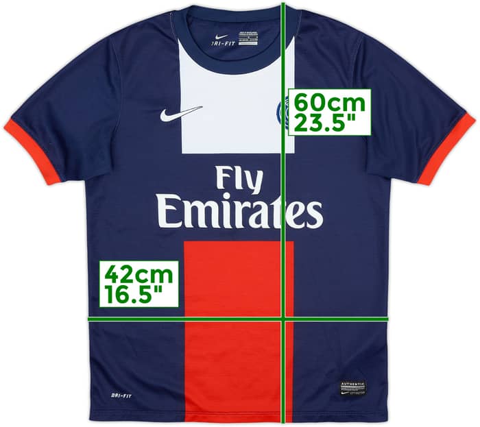 2013-14 Paris Saint-Germain Camiseta Local - 9/10 - (L.Niños)