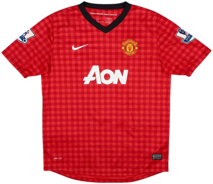 2012-13 Manchester United Home Shirt Nani #17 - 5/10 - (XL.Boys)