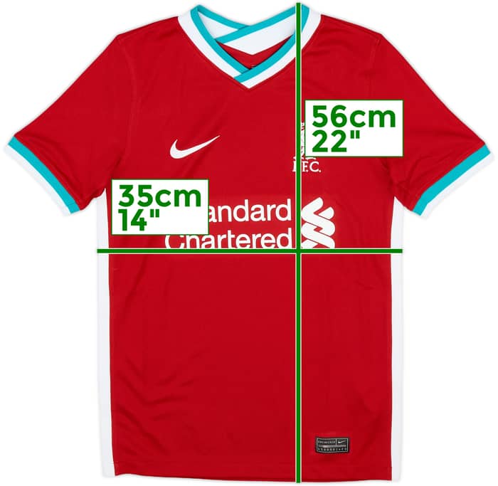 2020-21 Liverpool Home Shirt - 10/10 - (S.Boys)