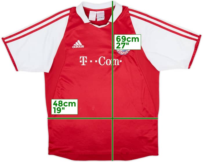 2004-05 Bayern Munich Camiseta Local - 5/10 - (XL.Boys)