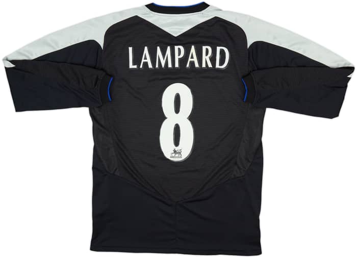 Camiseta de visitante de manga larga del Chelsea 2004-05 Lampard #8 - 8/10 - (S)
