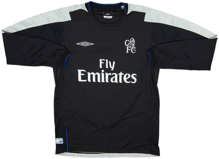 Camiseta de visitante de manga larga del Chelsea 2004-05 Lampard #8 - 8/10 - (S)