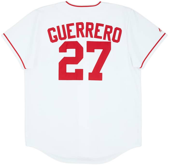 2003-08 LA Angels Guerrero #27 Majestic Home Jersey - 7/10 - (L)