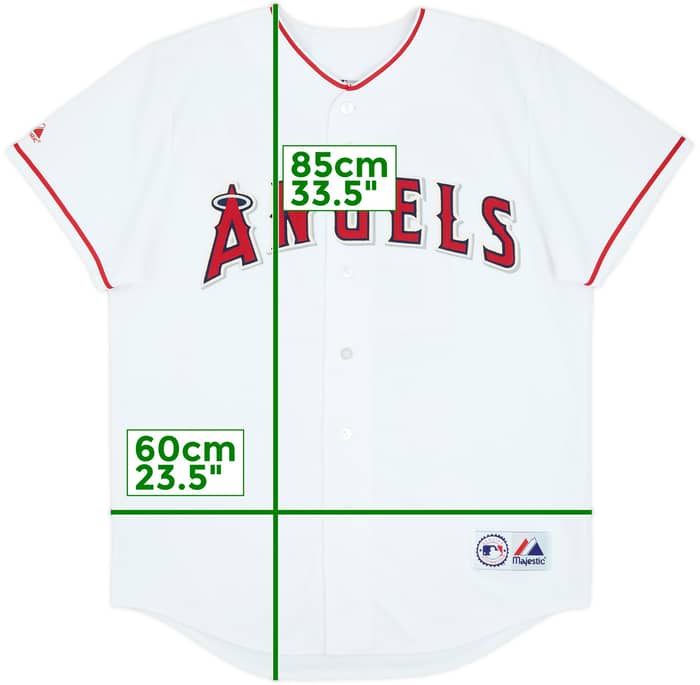 2003-08 LA Angels Guerrero #27 Majestic Home Jersey - 7/10 - (L)
