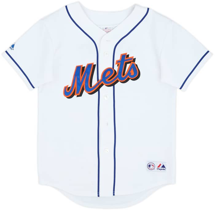 2004-08 New York Mets Wright #5 Majestic Home Jersey - 5/10 - (M.Boys)