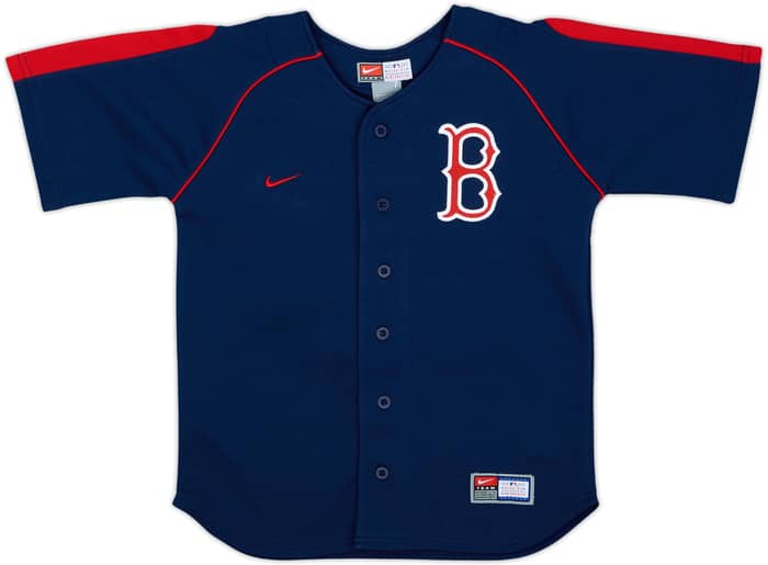 2006-09 Boston Red Sox Pedroia #15 Nike Jersey - 9/10 - (S.Boys)