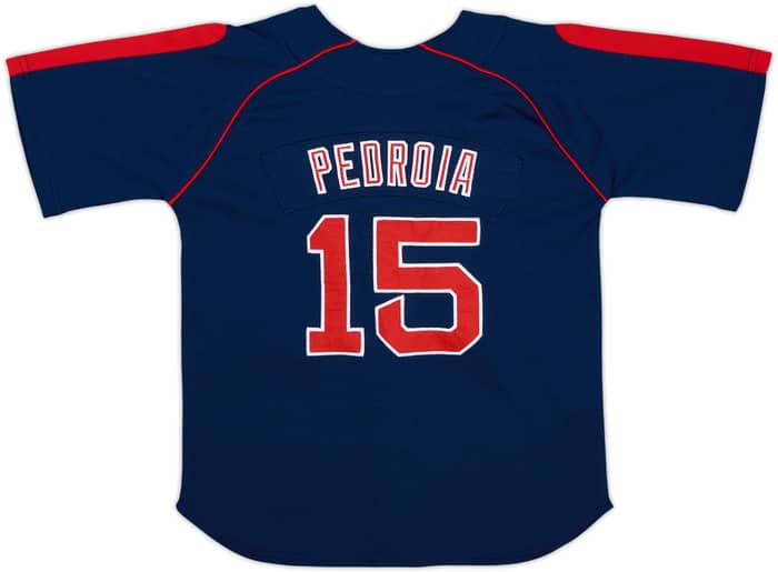 2006-09 Boston Red Sox Pedroia #15 Nike Jersey - 9/10 - (S.Boys)