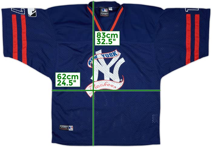 1990s New York Yankees #17 Campri Teamline Hockey Jersey - 9/10 - (L)
