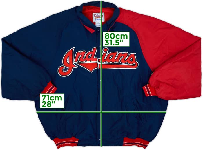 1990s Cleveland Indians Starter Dugout Jacket - 8/10 - (XXL)