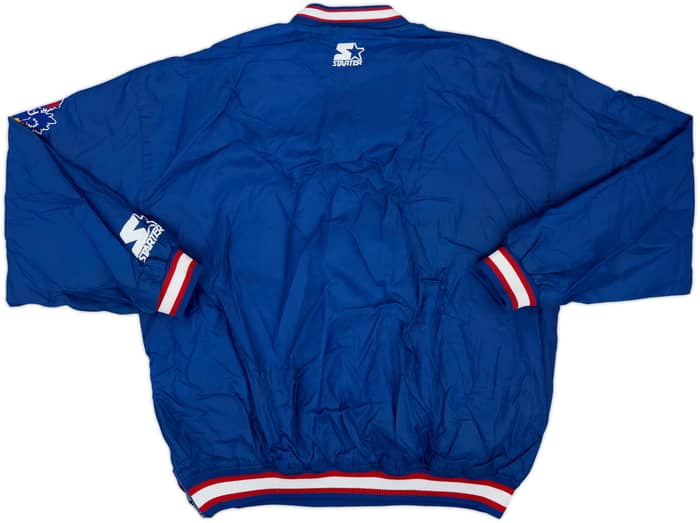 1990s Kansas Jayhawks Starter Pullover Windbreaker Jacket - 8/10 - (XL)